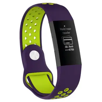 Каишка за Fitbit Charge 3 SE Взаимозаменяеми каишка за часовник смарт Часовник Спортен Силиконов Дишащ Гривна Fitbit Charge 4 band
