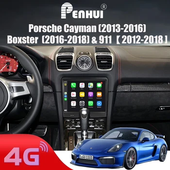 Авто DVD за Porsche Cayman 911 718 Boxster 2012-2018 Авто Радио Мултимедиен Плейър GPS Навигация Android 10,0 двоен din
