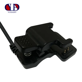 2-пинов Универсален кабел за зареждане с клипс 3 мм, поддръжка на смарт часовници или гривни, USB порт, резервни зарядни устройства, съвместими с Mi band 4