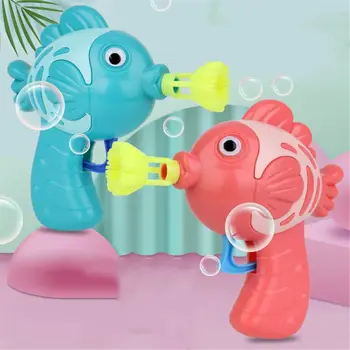 Скъпа играчка машини вентилатор мехур оръдия мехур водна пяна сапун на риба за деца деца Ману