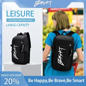 Раница за пътуване BE SMART, лека спортна чанта за лаптоп, подходящ за 13,5-инчов компютър за мъже и жени, Здрава Училищна чанта за студенти
