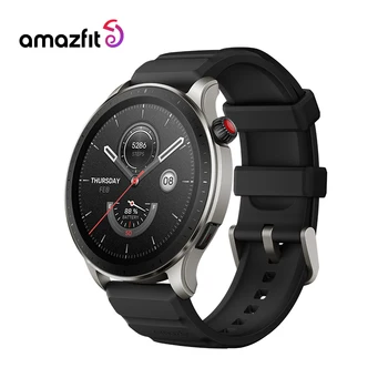 Нови Умен Часовник Amazfit GTR 4 с Двухдиапазонным Позициониране на Bluetooth За провеждане на Телефонни Разговори, Умни Часовници За Съхранение на Музика За Android и IOS