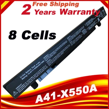 8 Клетки 5200 mah Батерия за лаптоп с голям капацитет A41-X550 A41-X550A За ASUS X550L X450 X450C R409CC X552E K5 X550V