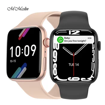 Смарт Часовници 2022 Високо Качество на iWO Серия 7 45 мм безжичното Зареждане Smartwatch Bluetooth Разговори Часовници За Мъже За Жени Фитнес Гривна