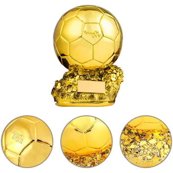 златната топка трофей златната топка D ' OR Trophy 1:1 безплатен печат Златна Футболна топка най-Добрият Футболист Футболен трофей купата