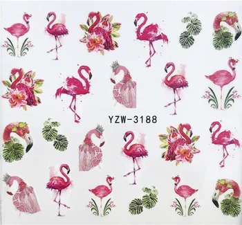 32 Дизайн Фламинго Плодови/Цвете/нечовешки животински Серия от Стикери за нокти Dream ChaserPattern Transfer Стикер За Дизайн на Ноктите