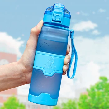 ZORRI Protein Преносима Спортна Бутилка за вода My Tritan, Без BPA Пластмасова Чаша за Къмпинг 400 мл/500 мл/700 мл /1000 мл