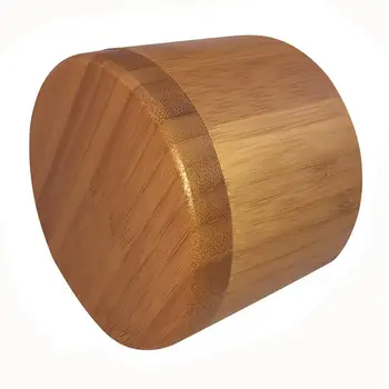 Кутия за сол, Бамбук кутия за съхранение с вкара въртяща се капачка на капака гравирано надпис 