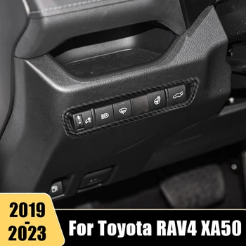 За Toyota RAV4 XA50 2019 2020 2021 2022 2023 RAV 4 Автоматична Писалка Регулиране на Фаровете Превключвател Рамка Тампон Аксесоари За интериора