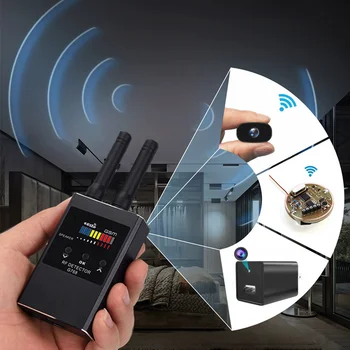 1 Mhz-8000 Mhz Радио Откриване на Анти Шпионин Скрита Камера Детектор GSM, Аудио Грешка на Търсещия Обектив GPS Тракер rf детектор шпионска технология