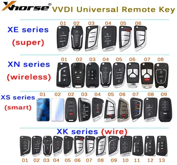 XHORSE VVDI Универсално Дистанционно Управление XS/XE/XN/XK Серията Smart/Super/Безжичен/Кабелен Автомобилен Ключ Английската Версия на VVDI Key Tool