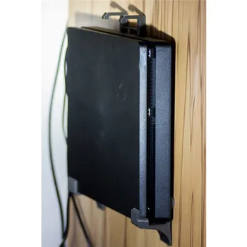 Подобряване на Монтиране на Стена за употреба за PlayStation 4 PS4 Slim Pro Конзола за Игри Мат Монтиране на стена Поставка За Съхранение на Докинг Станция