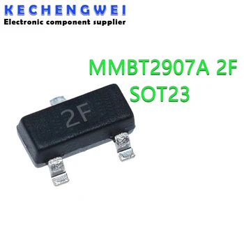 100 бр./лот Транзистор MMBT2907ALT1G MMBT2907A MMBT2907 2N2907 2F SOT-23 0.8 A/60 В SMD транзистор