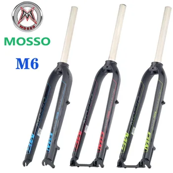 Mosso МТБ Велосипедна Вилка M6 Пътна Планинска твърда вилката от алуминиева сплав се прилага до 26-27,5 29 велосипеди спирачен тормозам Велосипедни Аксесоари