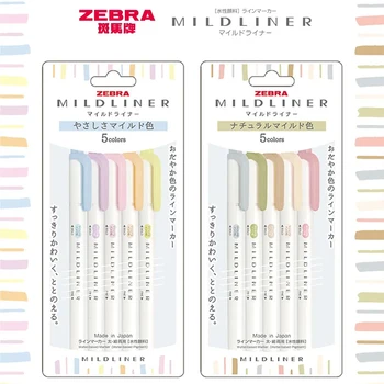 2 комплекта Япония Зебра WKT7 Комплект със Светъл Цвят Маркер Цвят Маркер Дръжка Набор от Изкуството на направи си САМ Ръчно изработени Сметка Студент пишещи средства