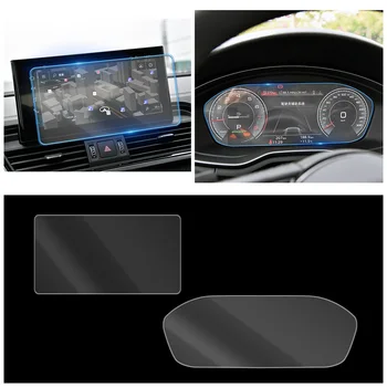 За Audi Q5 2020 2021 Таблото на Автомобила инструментално табло LCD Екран от Закалено Стъкло Защитно Фолио Против Надраскване Аксесоари