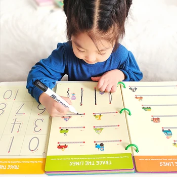 Монтесори Детски Играчки Таблет За Рисуване DIY Цвят, Форма на Математически Мач Играта Книгата Комплект За Рисуване Уроци Забавни Играчки за Деца