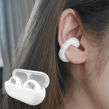 1:1 копие за Ambie Sound Слушалки на Ухото на Куката Спортни Слушалки Bluetooth 5,2 Слушалки IPX5 Костната Проводимост TWS Безжични Слушалки